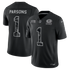 Micah Parsons Green Bay Packers Soccer Intl 2026 Salute to Service Stitched Limited Jersey - Black