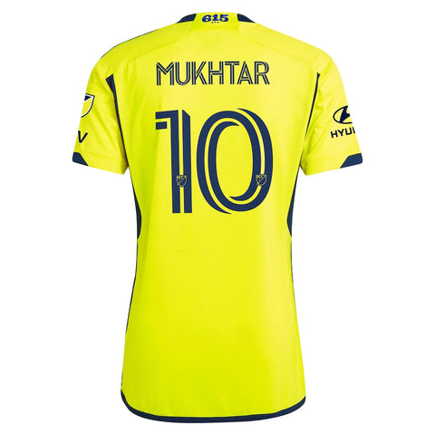 Hany Mukhtar Nashville SC 2024 The 615 Kit  Player Shirt - Yellow
