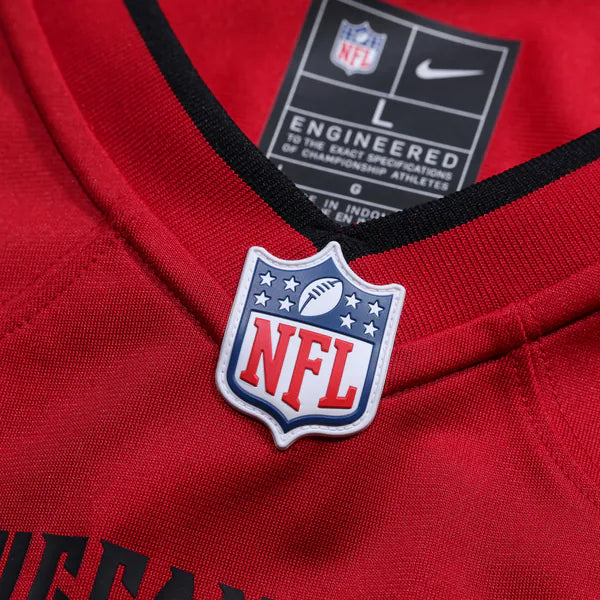 Jalon Daniels Tampa Bay Buccaneers Soccer Intl Team Game Jersey - Red
