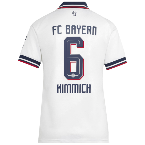 Joshua Kimmich Bayern Munich Soccer Intl Women's 2026/27 Away Replica Jersey - White