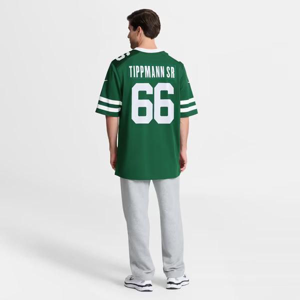 Joe Tippmann New York Jets Soccer Intl Team Game Jersey - Green
