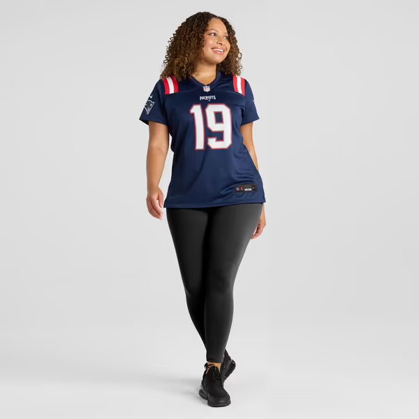 Kobee Minor New England Patriots Soccer Intl Women's Team Game Jersey - Navy