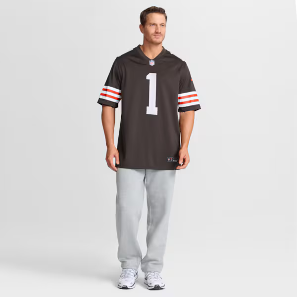 KC Concepcion Jr. Cleveland Browns Soccer Intl Team Game Jersey - Brown