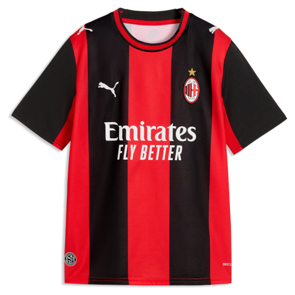 Soccer Intl Christian Pulisic AC Milan 2026/27 Home Replica Jersey Black/Red