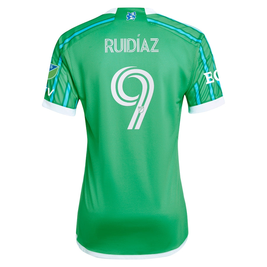 Raul Ruidiaz Seattle Sounders FC 2024 The Anniversary Kit  Player Shirt – Green