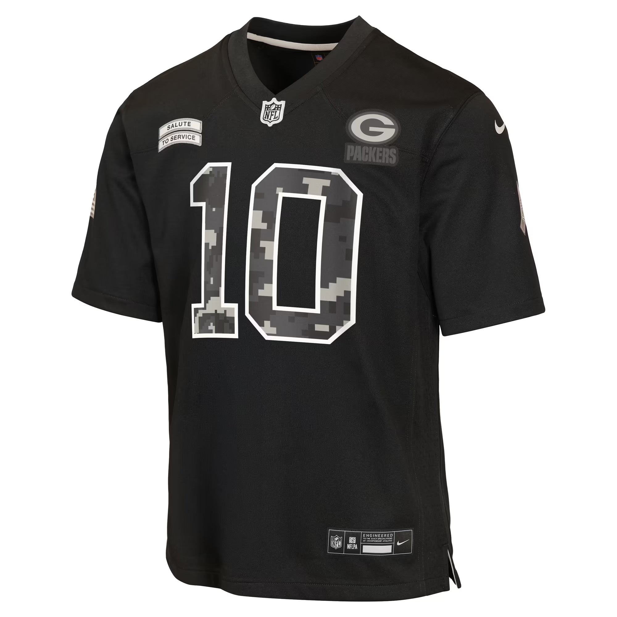 Soccer Intl Love Green Bay Packers Soccer Intl Youth 2026 Salute to Service Game Jersey - Black