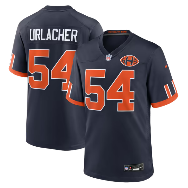 Brian Urlacher Chicago Bears Soccer Intl 2026 Rivalries Collection Game Jersey - Navy