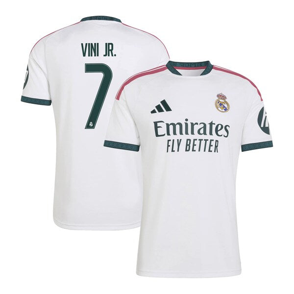Vini Jr. Real Madrid adidas 2026/27 Home Replica Jersey - White