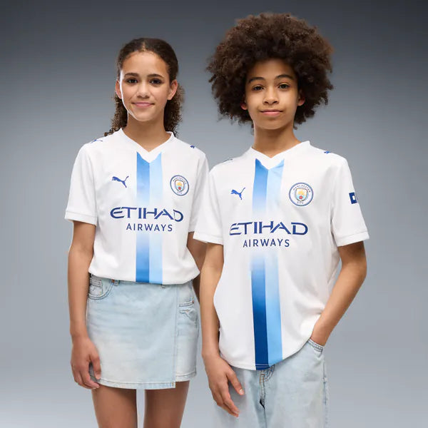 Manchester City Soccer Intl Youth 2026/27 Third Replica Jersey - White