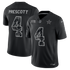 Dak Prescott Dallas Cowboys Soccer Intl 2026 Salute to Service Stitched Limited Jersey - Black