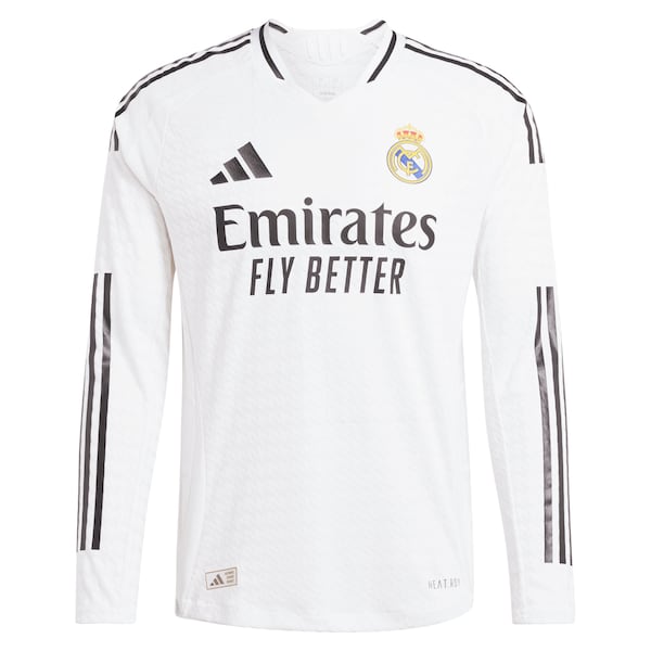 Real Madrid Home  Shirt 2024-25 - Long Sleeve