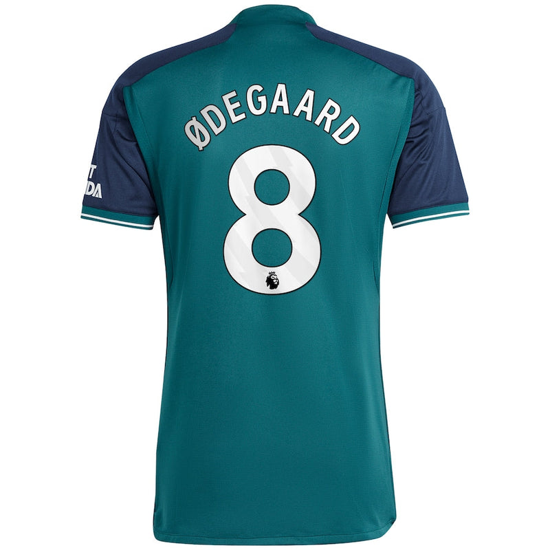 Martin Odegaard Arsenal  2023/24 Third  Player Jersey - Green