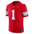 #1 Ohio State Buckeyes Soccer Intl Home Vapor F.U.S.E. Limited Football Jersey - Scarlet