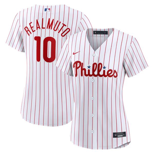 J.T. Realmuto Philadelphia Phillies Soccer Intl Women's Home Replica Jersey - White