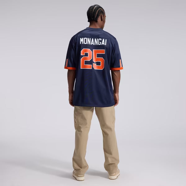 Kyle Monangai Chicago Bears Soccer Intl 2026 Rivalries Collection Game Jersey - Navy