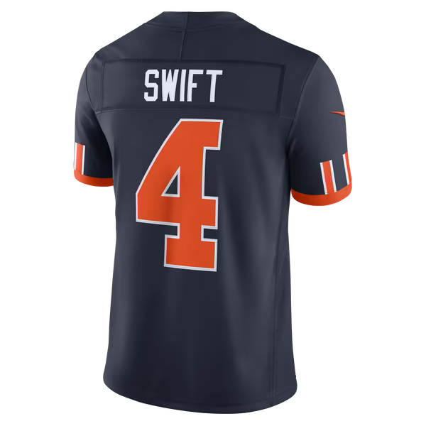 D'Andre Swift Chicago Bears Soccer Intl 2026 Rivalries Collection Stitched Limited Jersey - Navy