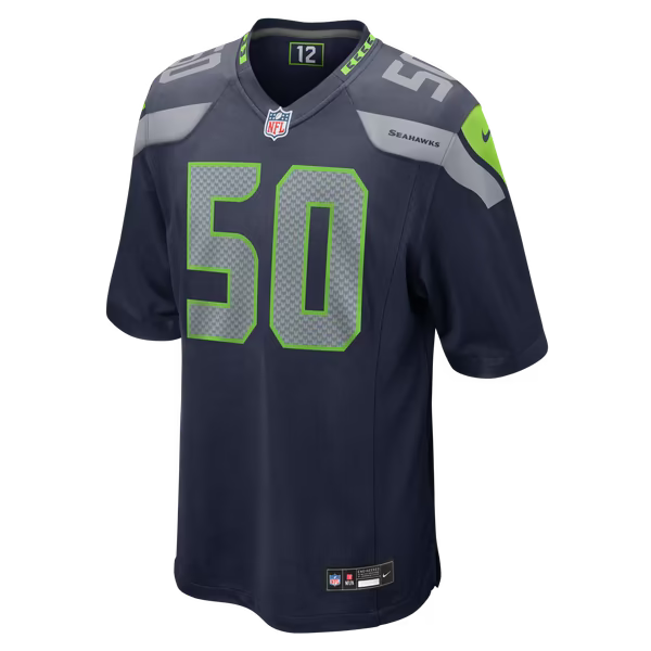 Jared Ivey Seattle Seahawks Soccer Intl Team Game Jersey - College Navy