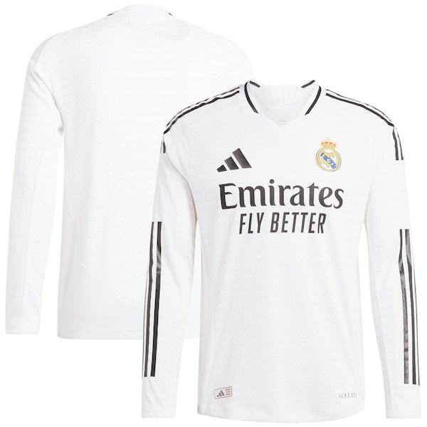 Real Madrid Home  Shirt 2024-25 - Long Sleeve