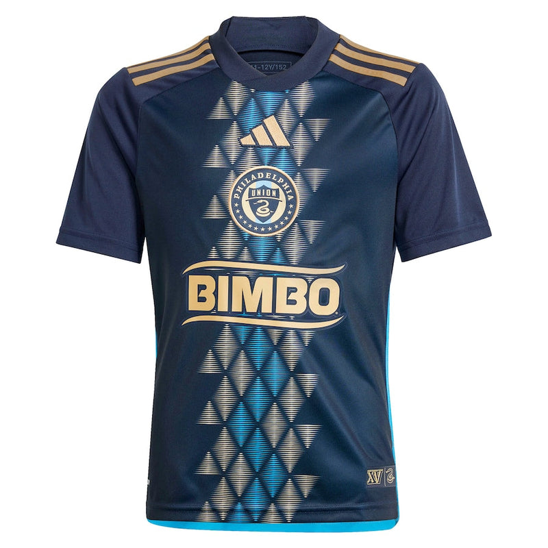 Philadelphia Union   2024 The XV Kit  Custom Jersey – Navy