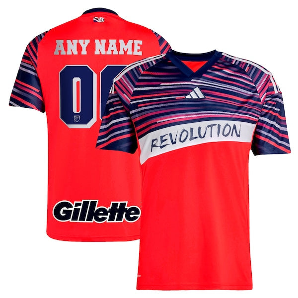 Adidas New England Revolution 2025 Third Replica Custom Jersey Red