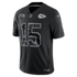 Patrick Mahomes Kansas City Chiefs Soccer Intl 2026 Salute to Service Stitched Limited Jersey - Black