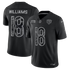 Caleb Williams Chicago Bears Soccer Intl 2026 Salute to Service Stitched Limited Jersey - Black