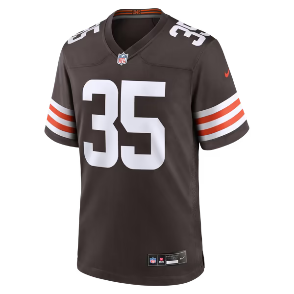 Toriano Pride Jr. Cleveland Browns Soccer Intl Team Game Jersey - Brown