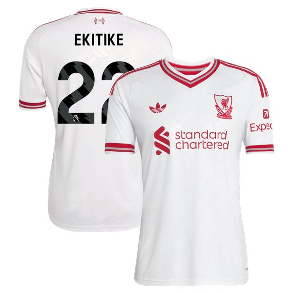 Hugo Ekitike Liverpool Soccer Intl 2026/27 Away Replica Jersey - White