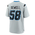 Penei Sewell Detroit Lions Soccer Intl 2026 Rivalries Collection Game Jersey - Silver