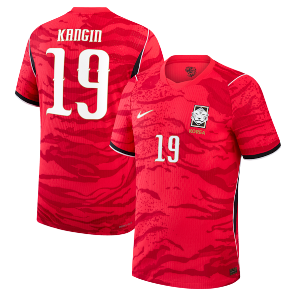 Soccer Intl Lee Kang In South Korea National Team 2026 Home Match Authentic Jersey Red
