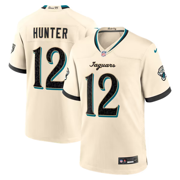 Travis Hunter Jacksonville Jaguars Soccer Intl 2026 Rivalries Collection Game Jersey - Natural
