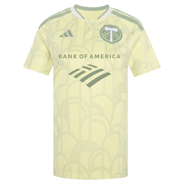 Adidas Portland Timbers 2026 Civic Stadium Kit Replica Custom Jersey Yellow
