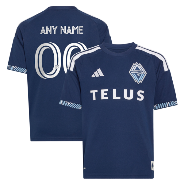 Soccer Intl Vancouver Whitecaps FC Youth 2026 The Coastal Jersey Replica Custom Jersey Blue