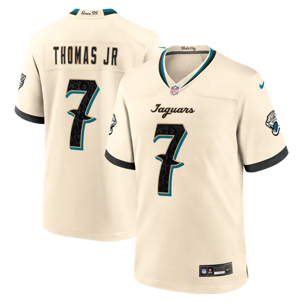 Brian Thomas Jr. Jacksonville Jaguars Soccer Intl 2026 Rivalries Collection Game Jersey - Natural