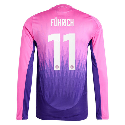 DFB Away Shirt 2024 - Long Sleeve with Führich 11 printing