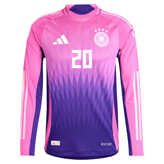 DFB Away Shirt 2024 - Long Sleeve with Gnabry 20 printing