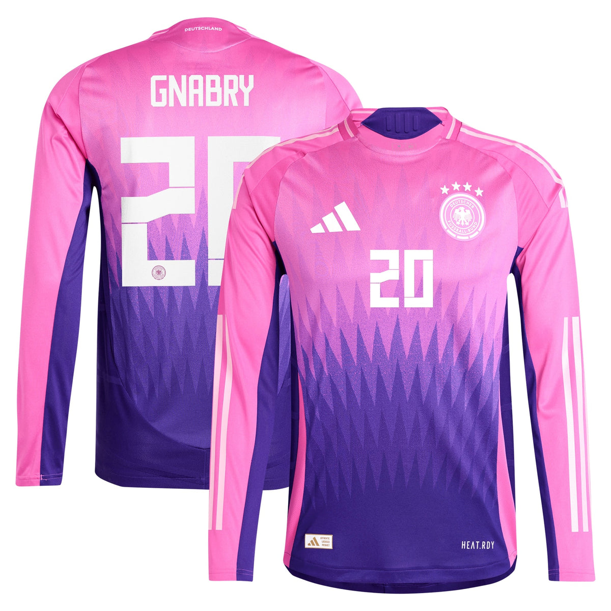 DFB Away Shirt 2024 - Long Sleeve with Gnabry 20 printing