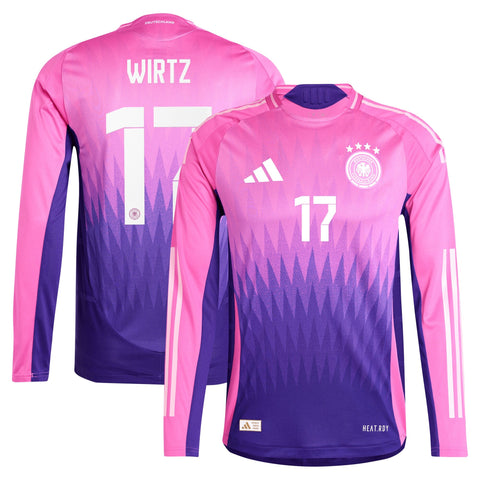DFB Away Shirt 2024 - Long Sleeve with Wirtz 17 printing