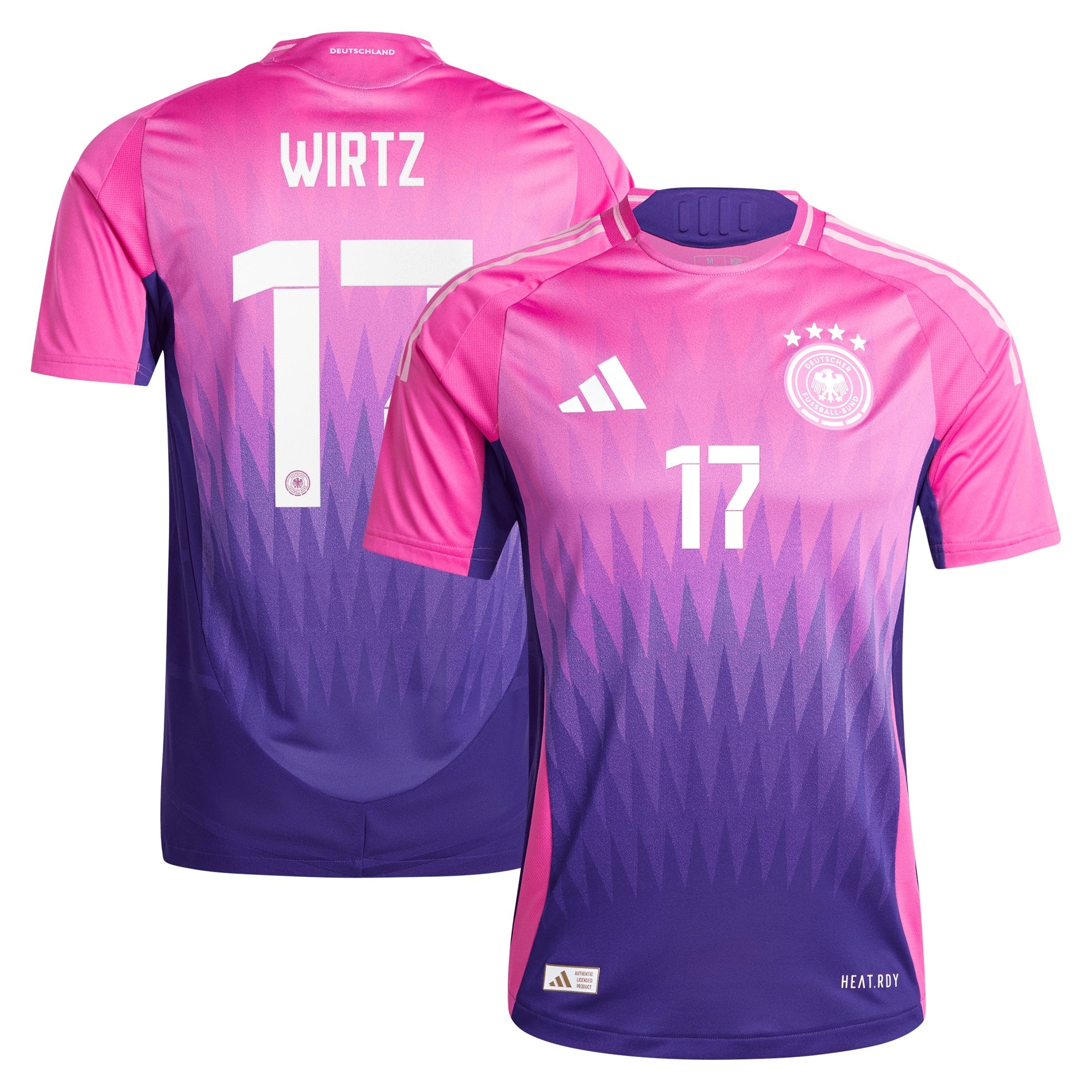 DFB Away Shirt 2024 with Wirtz 17 printing