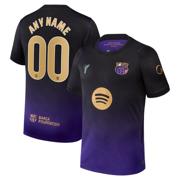 Barcelona Soccer Intl 2026/27 Away Stadium Replica Custom Jersey - Purple