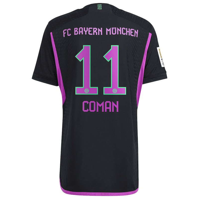 Kingsley Coman Bayern Munich  2023/24 Away Player Jersey - Black