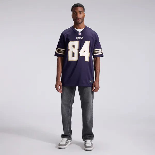 Randy Moss Minnesota Vikings Soccer Intl 2026 Rivalries Collection Game Jersey - Purple