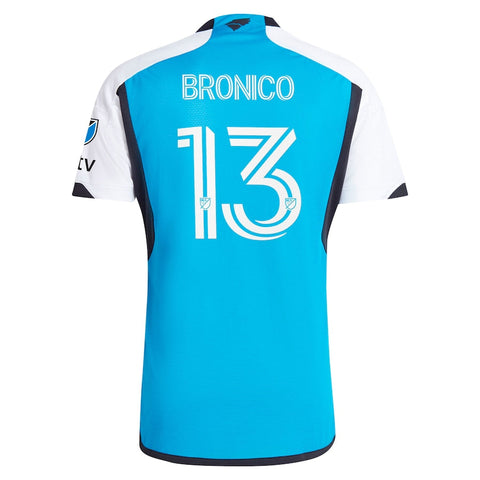 Brandt Bronico Charlotte FC 2024 The Carolina Kit: Explore  Player Shirt - Blue