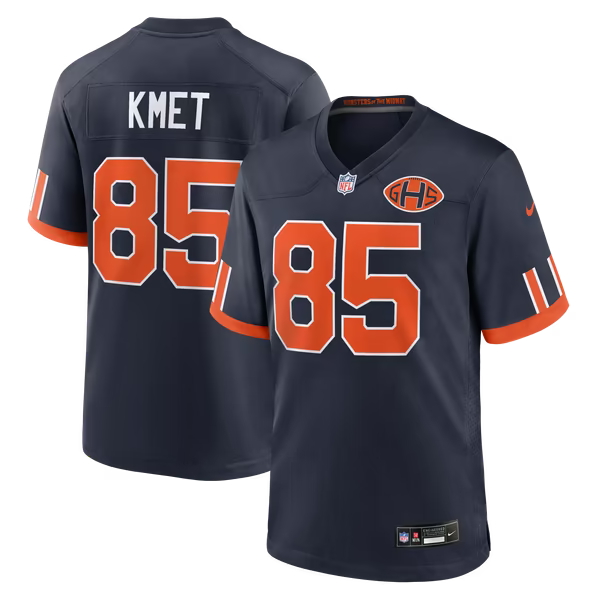 Cole Kmet Chicago Bears Soccer Intl 2026 Rivalries Collection Game Jersey - Navy