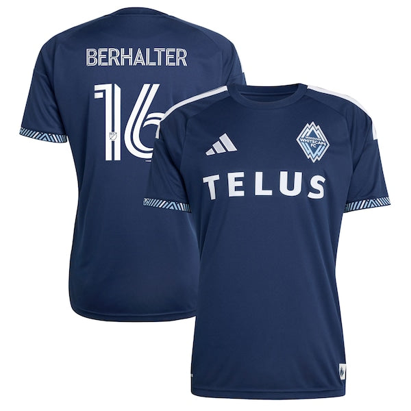 Soccer Intl Sebastian Berhalter Vancouver Whitecaps FC 2026 The Coastal Jersey Replica Blue