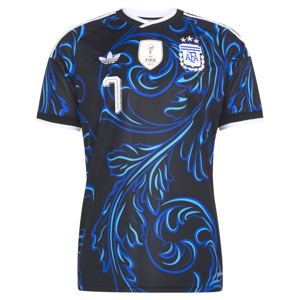 Soccer Intl Rodrigo De Paul Argentina National Team 2026 Away Replica Jersey Black