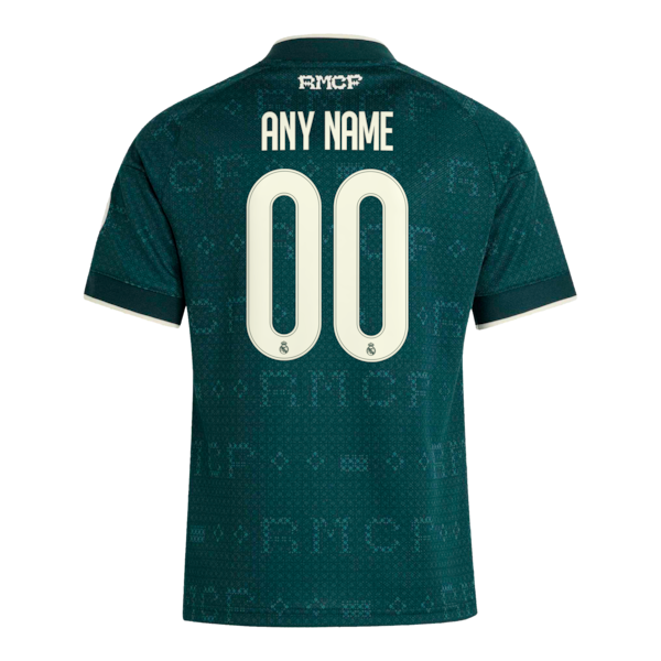 Real Madrid Soccer Intl Youth 2026/27 Away Replica Custom Jersey - Green