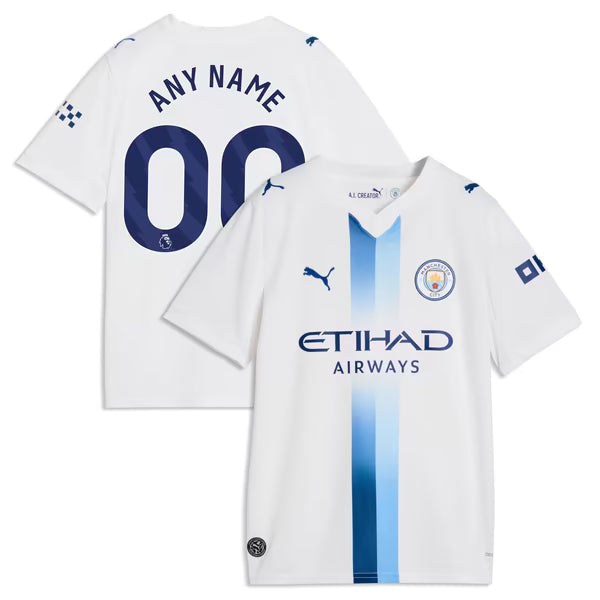 Manchester City Soccer Intl Youth 2026/27 Third Replica Custom Jersey - White