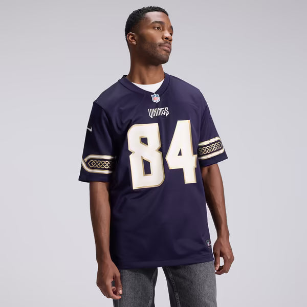 Randy Moss Minnesota Vikings Soccer Intl 2026 Rivalries Collection Game Jersey - Purple