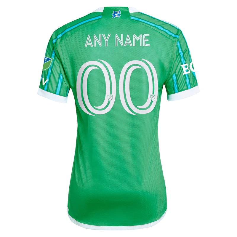 Seattle Sounders FC  2024 The Anniversary Kit Authentic Custom Jersey – Green